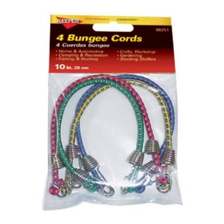 Hampton Products-Keeper 4PK 10Mini Bungee Cord 6051